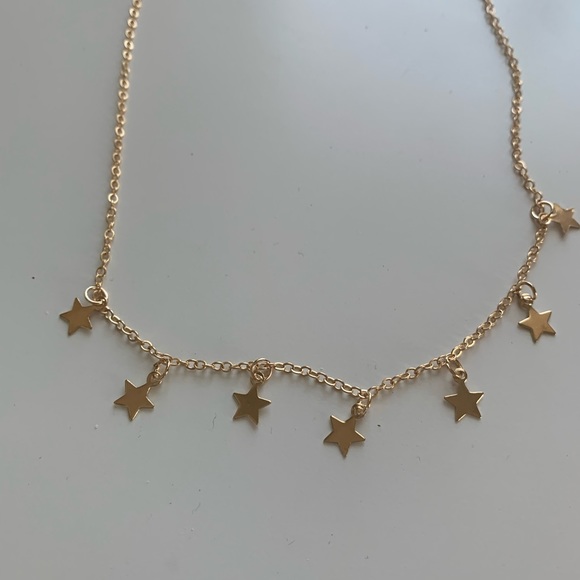 HP ✰ Dainty gold star choker necklace - Picture 7 of 8